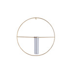 【在庫なし】PIKE (ピケ) wall brass vase (ウォールブラスベース) ROUND 
