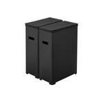 tower（タワー）スリム蓋付きゴミ箱 2個組 