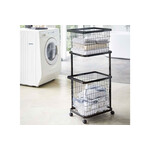 tower（タワー）ランドリーワゴン+バスケット 
