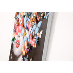 【廃番】カラフルバタフライ 80×80cm 