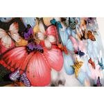 【廃番】カラフルバタフライ 80×80cm 