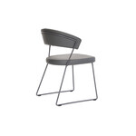 カリガリス コヌビア ニューヨーク ダイニングチェア (ソフトレザー) ／ Calligaris connubia NEW YORK[CB1022] 705/P94 