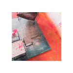 アブストラクトライトブルー 170x240cm カーペット 