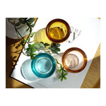 HAND-BLOWN GLASS TEA LIGHT（RoseBeige） 