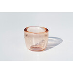 HAND-BLOWN GLASS TEA LIGHT（RoseBeige） 