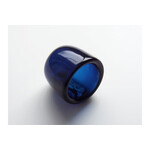 HAND-BLOWN GLASS TEA LIGHT（Mineral Blue） * 
