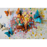 エレファント＆バタフライ 50×50cm 