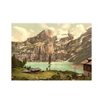 ポスター OESCHINEN LAKE / 50×70cm / オークフレーム 