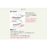 ブラック脚の昇降式リビングテーブル 