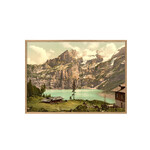 ポスター OESCHINEN LAKE / 50×70cm / オークフレーム 