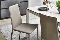 カリガリス デュッカ 伸長式ダイニングテーブル ／ Calligaris Duca extendable Dining table[CS4089-R 130] P18W カラー：D03 トープ