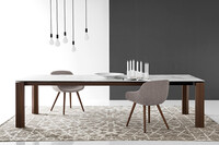 カリガリス オムニア ダイニングテーブル (セラミック) ／ Calligaris OMNIA ceramic Dining table[CS4058-R 160] P2C 