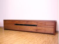 厳選木材のリビングテーブル 1枚目画像　ウォールナット