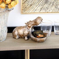 ハングリーヒッポグレージュ 17cm 　デコフィギュア 