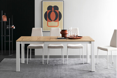 カリガリス デュッカ 伸長式ダイニングテーブル ／ Calligaris Duca extendable Dining table[CS4089-R 130] 