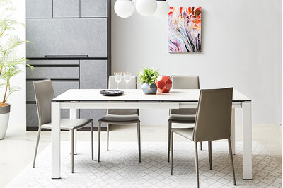 カリガリス デュッカ 伸長式ダイニングテーブル (セラミック) ／ Calligaris Duca extendable Dining table[CS4089-R 130] 