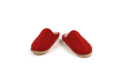 Skips! テスタバールームシューズ（M / ケーブルレッド） 