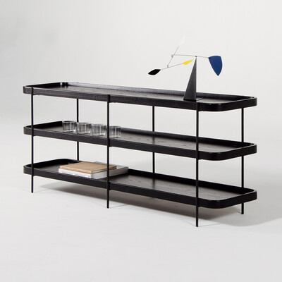 humla (フムラ) 152 shelf（Black ） 152 low black