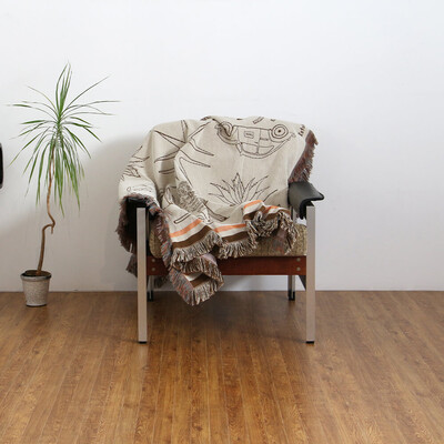 OAX THROWKET（オアハカ スローケット） Tiger and more/Cream（タイガーアンドモア/クリーム） タイガーアンドモア/クリーム