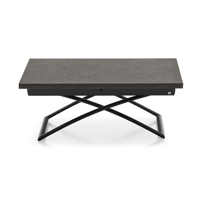 カリガリス コヌビア マジックジェー 伸長・昇降式リビングテーブル ／ Calligaris connubia MAGIC-J Table [CB5041-A] P15/P11E P15/P11E　マットブラック/ヴルカーノ