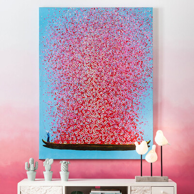マザーオブダブス80x120cm ガラスアート ｜【KARE】ドイツの家具