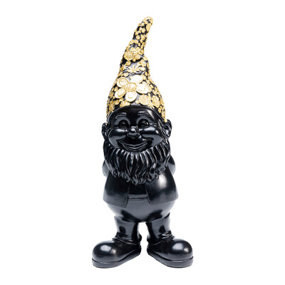 ノームスタンディング ブラックゴールド デコフィギア 