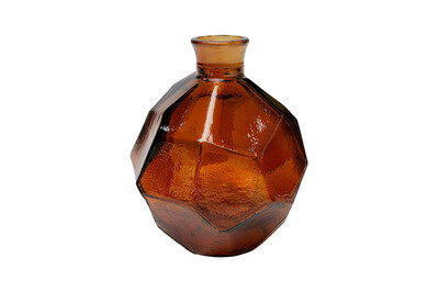 オリガミ ブラウン 18cm フラワーベース