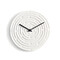 Minos Wall Clock Meringue White / Horizon Blue 
