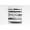 ボーダーブラックホワイト 80×100cm 