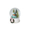 BUS CARRYING GIFT BOX SNOW GLOBE スノードーム 