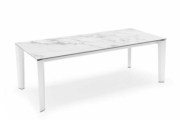 カリガリス デルタ 伸長式ダイニングテーブル ／ Calligaris DELTA extendable Dining table[CS4097-R 160] 天板 :P2C　脚:P94