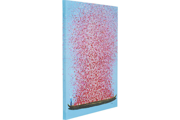 フラワーボート100x80cm　タッチドピクチャー 