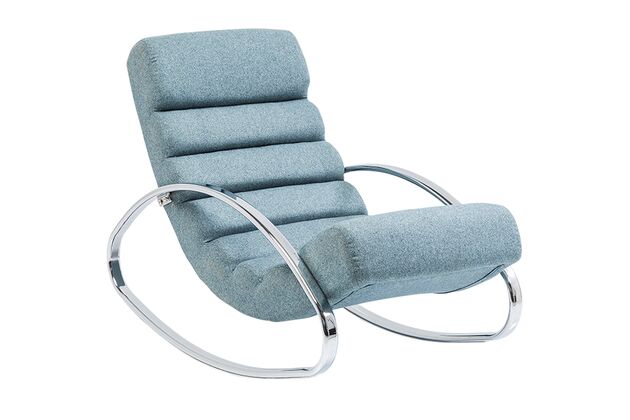 【廃番】Rocking Chair Manhattan Fabric Blue 
