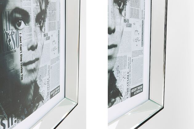 【廃番】Picture Frame Mirror Michael 60x60cm 