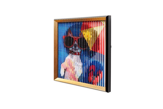 【廃番】Picture Frame Art 3D Funky Dog 43x43cm 