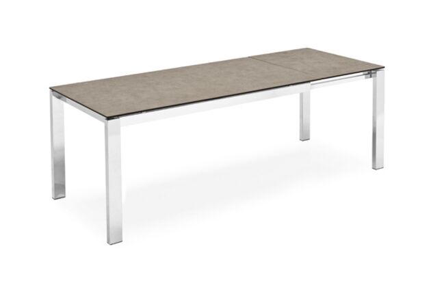 コヌビアバロン伸長式ダイニングテーブル（セラミック）/ connubia BARON Extendable Dining table[] 天板：P321、脚：P77