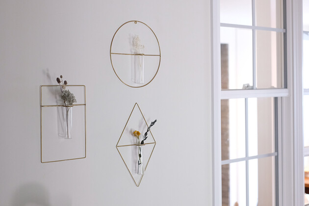 PIKE (ピケ) wall brass vase (ウォールブラスベース) DIAMOND 