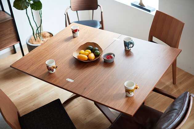 カリガリス コヌビア マスコッティ 伸長・昇降式テーブル ／ Calligaris connubia MASCOTTE[CB490] 