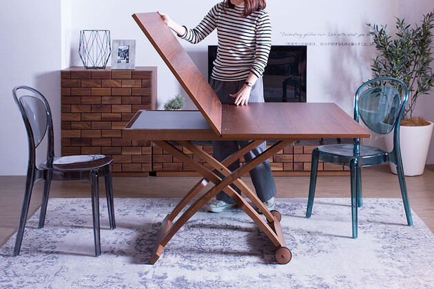 カリガリス コヌビア マスコッティ 伸長・昇降式テーブル ／ Calligaris connubia MASCOTTE[CB490] 