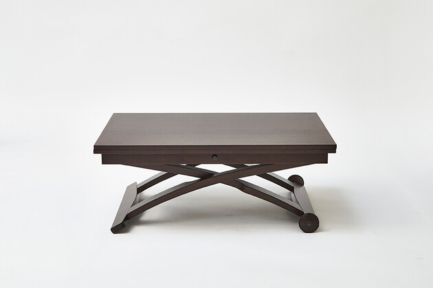 カリガリス コヌビア マスコッティ 伸長・昇降式テーブル ／ Calligaris connubia MASCOTTE[CB490] P128（ウェンゲ）