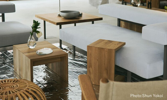 ミズナラ リビングテーブルL 