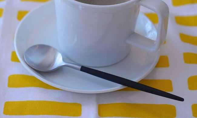 クチポール ゴア コーヒースプーン / ブラック×シルバー 
