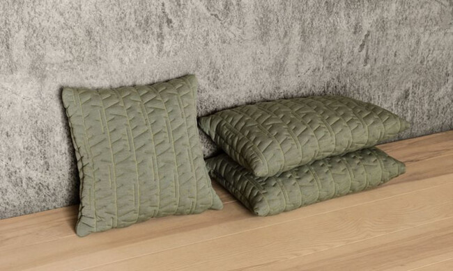 アルネ ヤコブセンクッション 45×45cm / タッセル Tassel ペールグリーン 