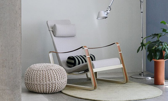 ニットプフL 50cm クッション オットマン 