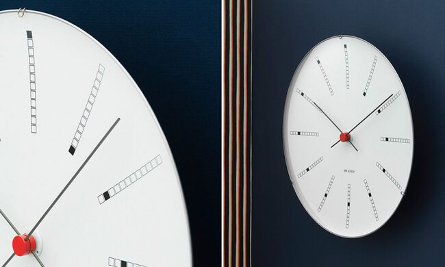 ウォールクロック バンカーズ / φ29cm ホワイト 