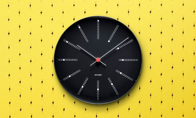 ウォールクロック バンカーズ / φ29cm ブラック 