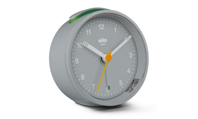 ブラウン アナログアラームテーブルクロック / グレー BC12G 