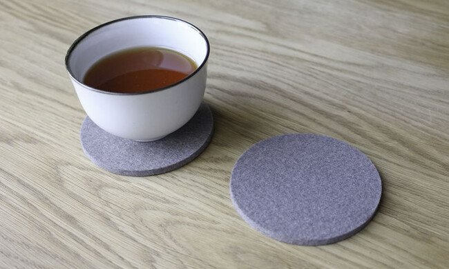 フェルト ラウンドコースター φ9cm 