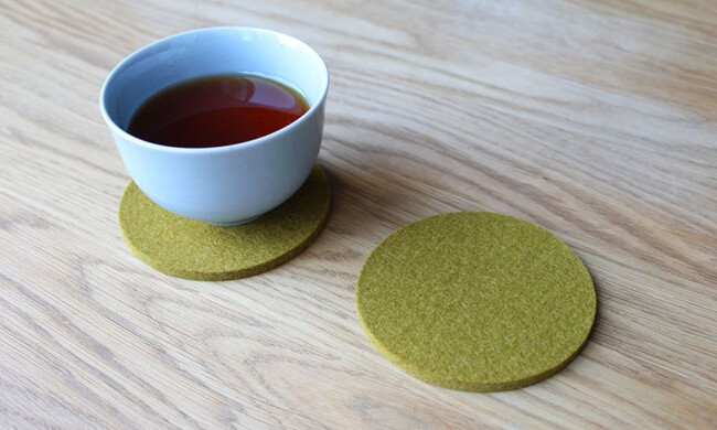 フェルト ラウンドコースター φ9cm 