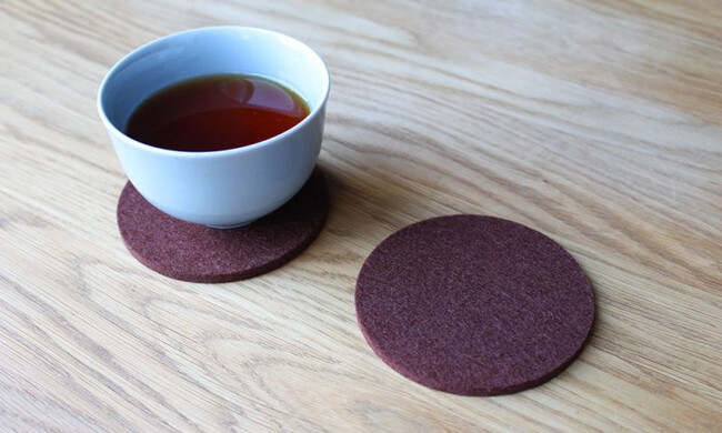 フェルト ラウンドコースター φ9cm 